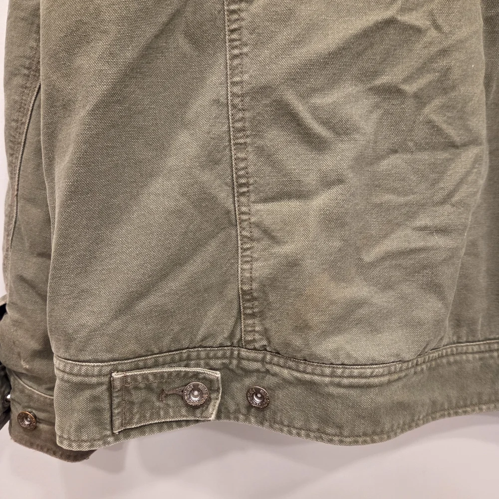 Woolrich Vintage 90s Sherpa Lined Barn Chore Jacket XL - Picture 11 of 12